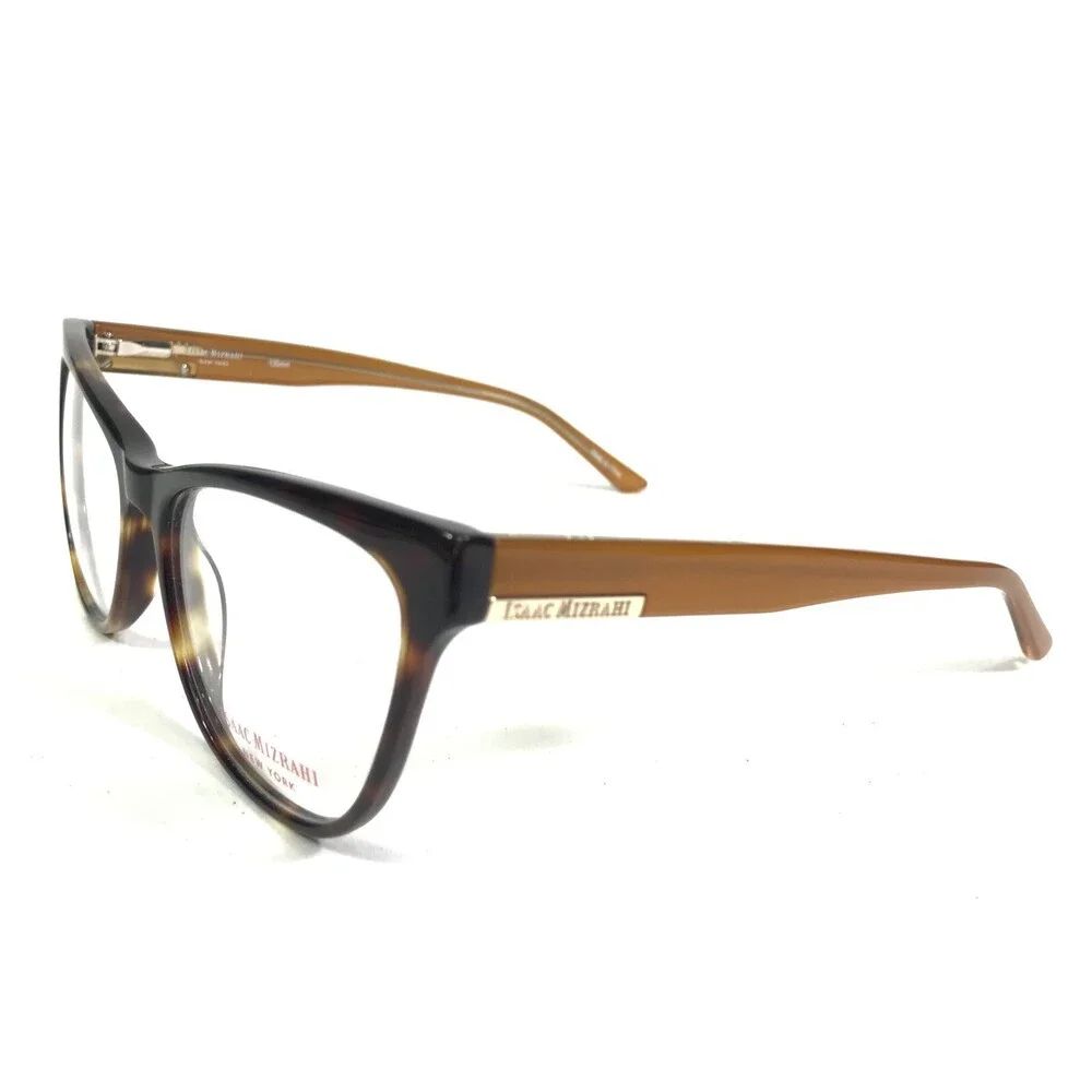 Isaac Mizrahi Eyeglasses Frames IM30019 Brown Tortoise Cat Eye 53-16-135